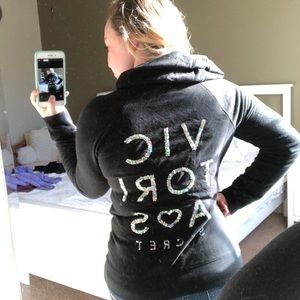 Victorias Secret Zip Up Hoodie